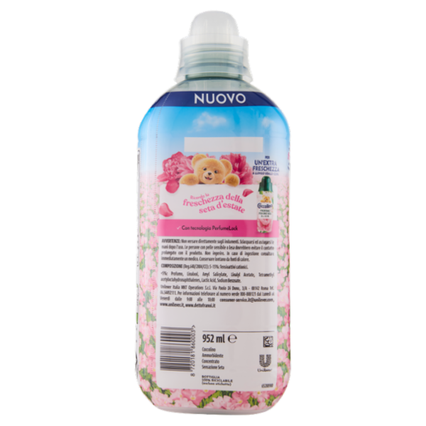 Coccolino Ammorbidente Concentrato Fresh Sensazione Seta 45 Lavaggi 952 ml