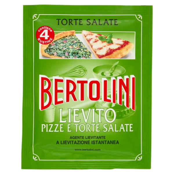 Bertolini Lievito Pizze e Torte Salate 4 x 16 g