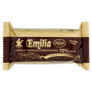 Zàini Emilia Blocco Di Cioccolato Fondente Extra 70% Cacao 200 g