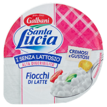 Galbani Santa Lucia i Senza Lattosio Fiocchi Di Latte 180 g