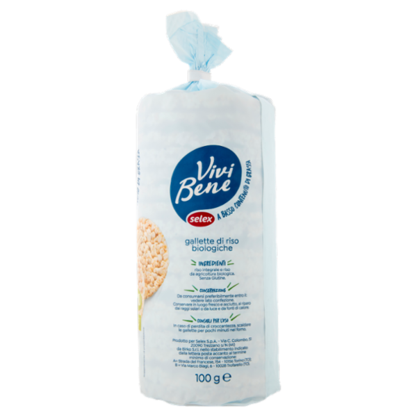 Selex Vivi Bene Gallette di Riso Biologiche 100 g