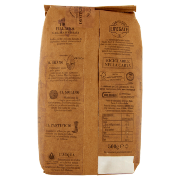 La Molisana integrale 28 Fusilli 500 g