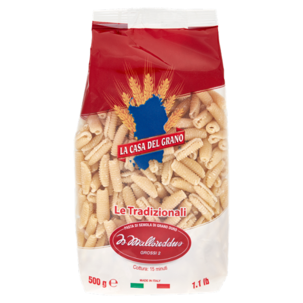 La Casa del Grano Le Tradizionali Is Malloreddus Grossi 2 500 g