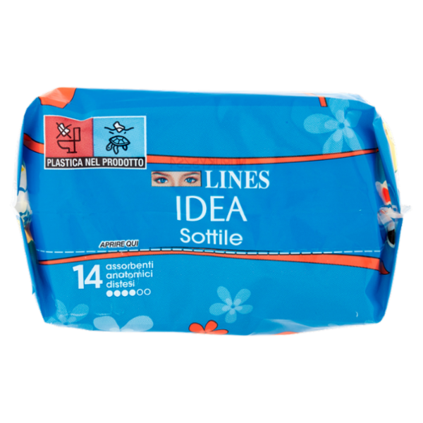 Lines Idea Sottile anatomico disteso 14 pz