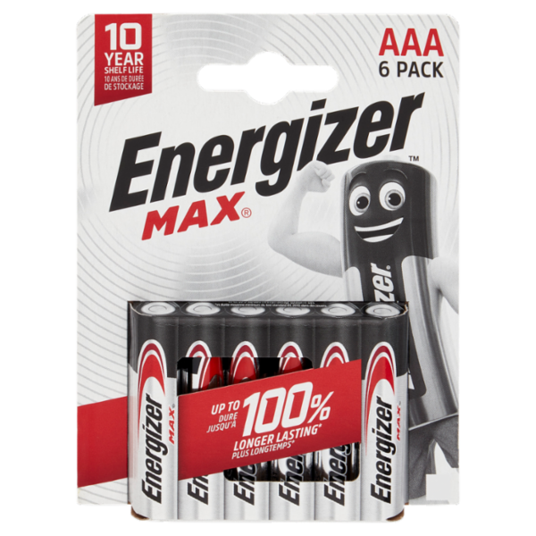 Energizer Max AAA Alkaline 6 pz