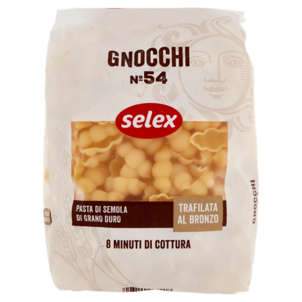 Selex Pasta di Semola Trafilata al Bronzo Gnocchi 500 g