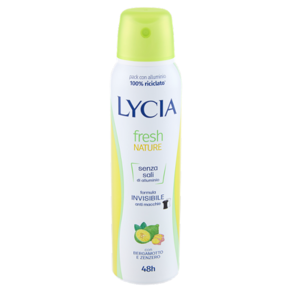 Lycia fresh Nature con Bergamotto e Zenzero deo spray 150 ml
