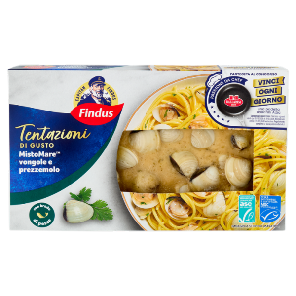 Capitan Findus Tentazioni di Gusto Misto Mare vongole e prezzemolo 400 g