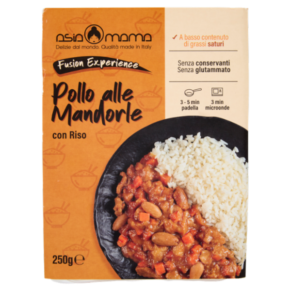 asia mama Fusion Experience Pollo alle Mandorle con Riso 250 g