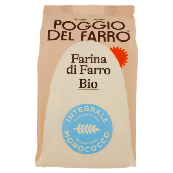 Poggio del Farro Farina di Farro Bio Integrale Monococco 500 g