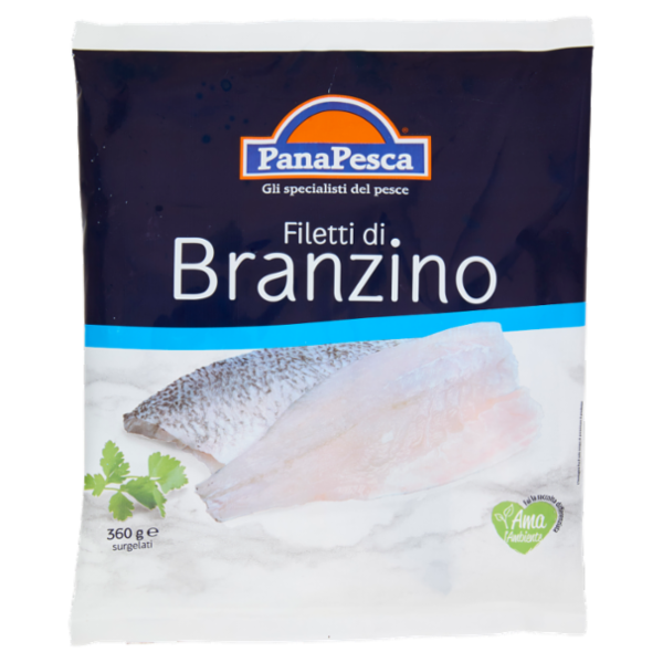 PanaPesca Filetti di Branzino surgelati 360 g
