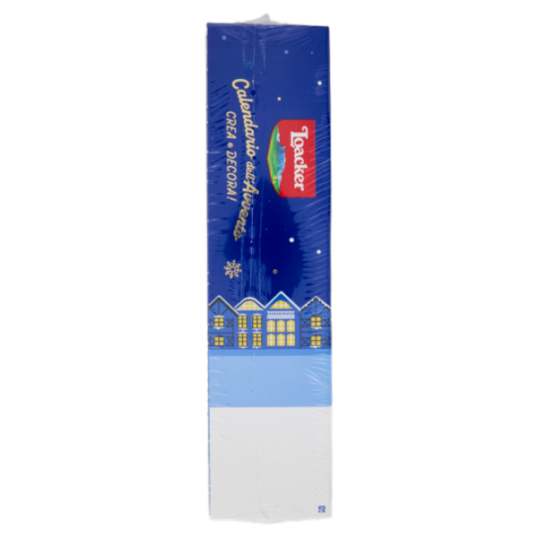 Loacker Calendario dell'avvento Fai da Te Wafer e Cioccolato Assortiti DIY 222g