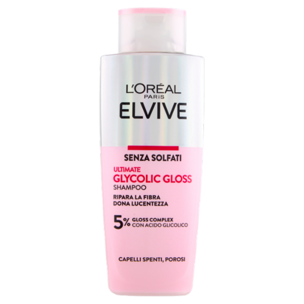 Elvive Ultimate Glycolic Gloss Shampoo Senza Solfati 200 ml