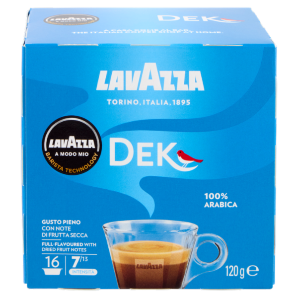 Lavazza A Modo Mio Dek 16 Capsule 120 g