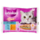 Whiskas Duo Cibo Umido Gatto Mari & Monti in Gelatina Merluzzo & Pollo, Salmone & Tacchino 4x85g