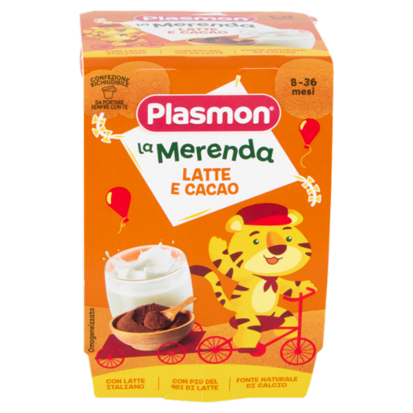 Plasmon la Merenda Latte e Cacao 2 x 120 g