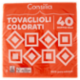 Consilia Tovaglioli 2 Veli 38x38 cm Arancione 40 pezzi