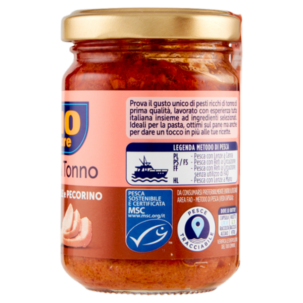 Rio mare Pesto al Tonno con Mandorle e Pecorino 130 g