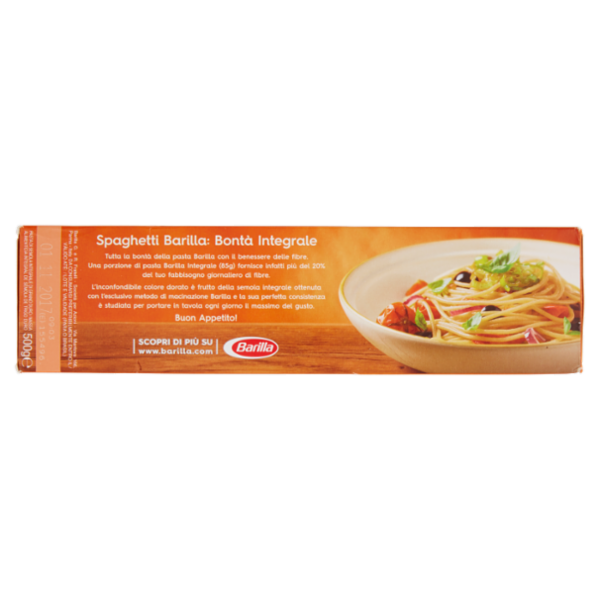 Barilla Pasta Integrale Spaghetti 100% grano italiano 500 g