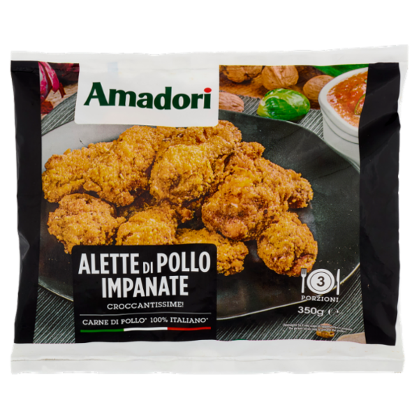 Amadori Alette di Pollo Impanate 350 g