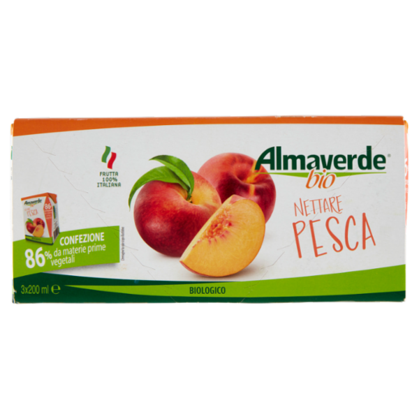 Almaverde bio Nettare Pesca 3 x 200 ml