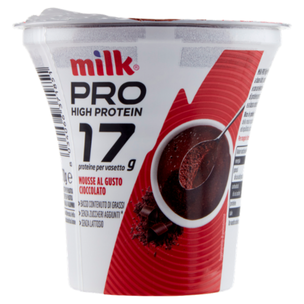 Milk Pro High Protein 17g Mousse al Gusto Cioccolato 170 g