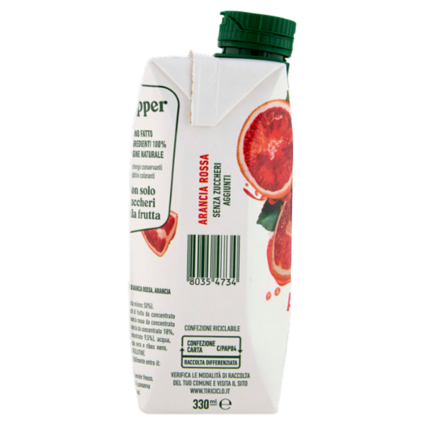 Zuegg Skipper Arancia Rossa Senza zuccheri aggiunti 330 ml