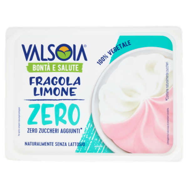 Valsoia Bontà e Salute Fragola Limone Zero Zuccheri Aggiunti* 400 g