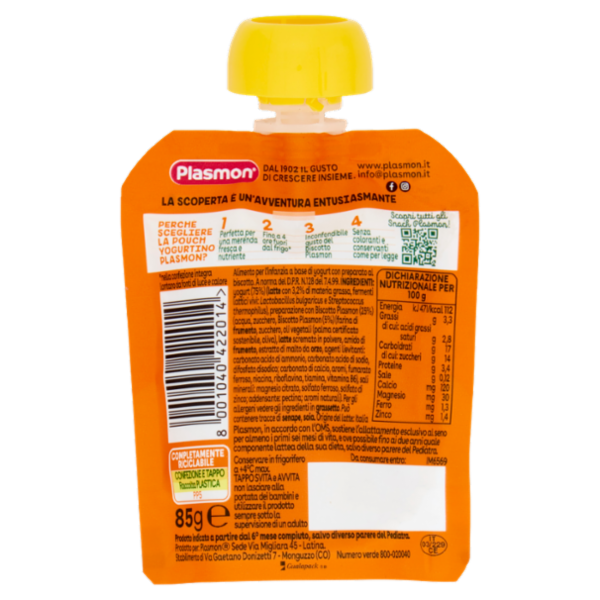 Plasmon lo Yogurtino Biscotto 85 g