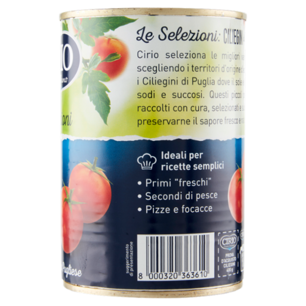 Cirio Le Selezioni Ciliegini di Puglia 400 g