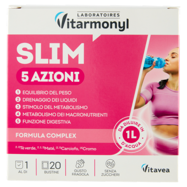 Laboratoires Vitarmonyl Slim 5 Azioni 20 Bustine 50 g