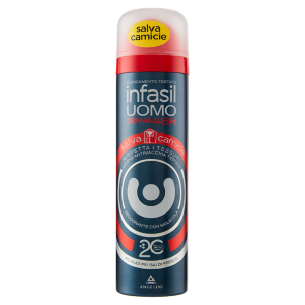 infasil Uomo Derma48H Deospray salva camicie 150 ml