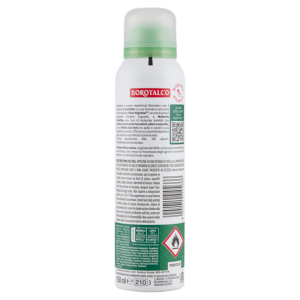 Borotalco Invisibile Profumo di Borotalco Deo Spray 150 ml