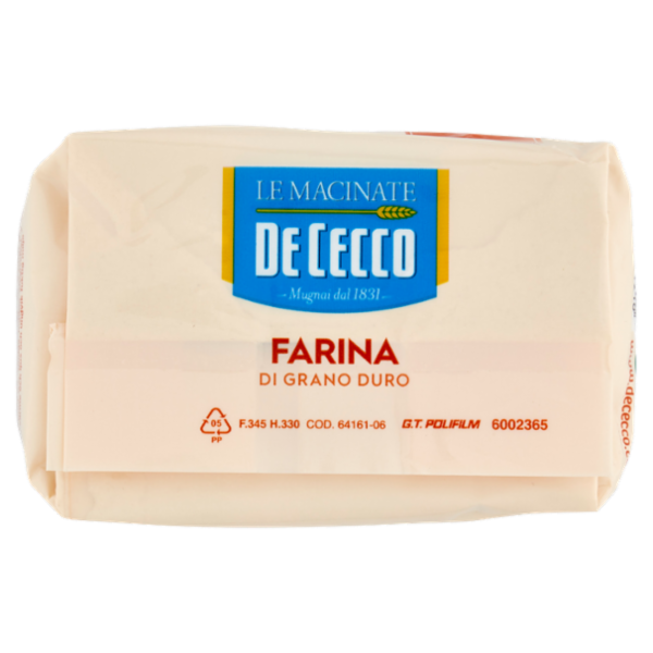 De Cecco Le Macinate Farina di Grano Duro 1 Kg