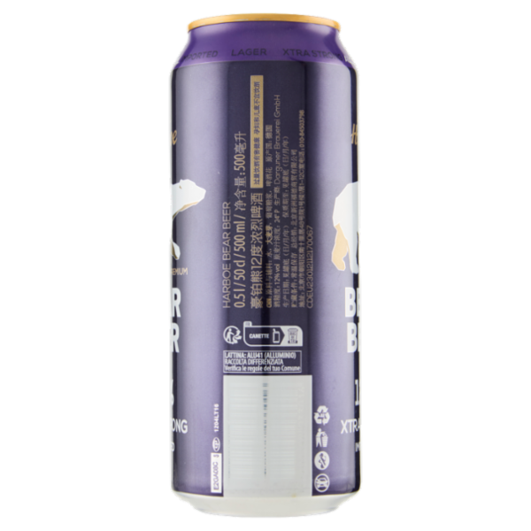 Harboe Premium Bear Beer 12% Extra Strong Imported 500 ml