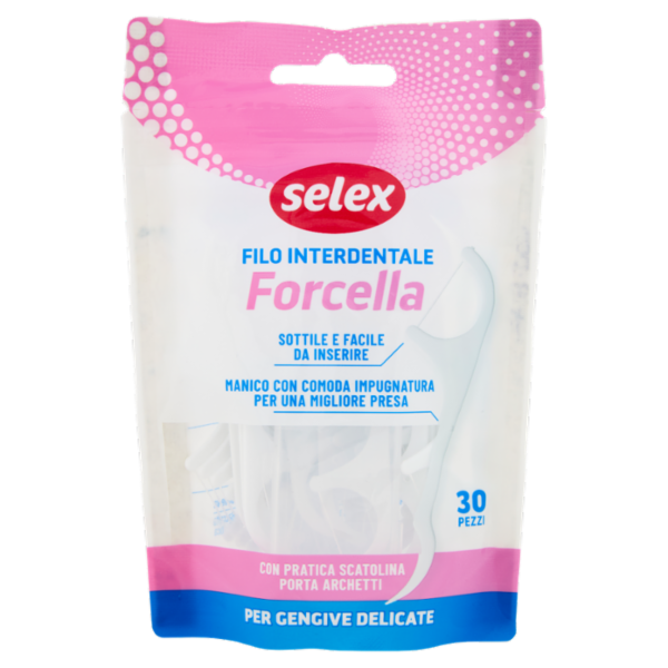 Selex Filo Interdentale Forcella 30 pezzi