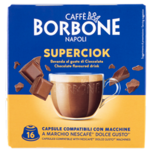 Caffè Borbone Superciok Capsule Compatibili Nescafè* Dolce Gusto* 16 x 20 g