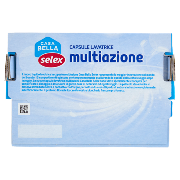 Selex Casa Bella Detersivo per Lavatrice Liquido in Dosi Solubili Tripla Camera Classico 24 pezzi