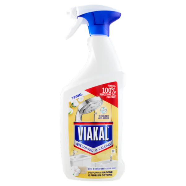 Viakal Profumo di Sapone e Fiori di Cotone 720 ML