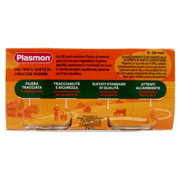 Plasmon Omogeneizzato Lenticchie con carote 2 x 80 g