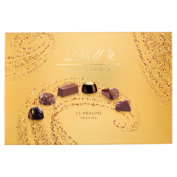 Lindt Dolci Capolavori Cioccolatini assortiti Scatola regalo 143 g