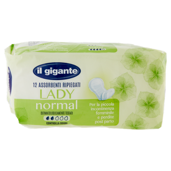 IL GIGANTE Assorbenti Ripiegati Lady normal 12 pz