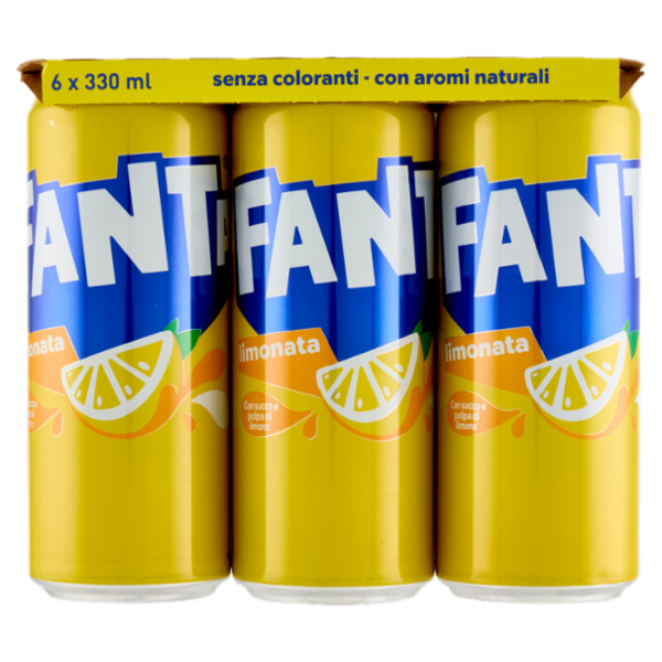 Fanta Lemon Sleek 6 x 33 cl