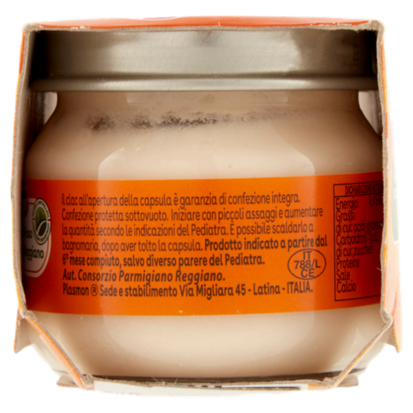 Plasmon Omogeneizzato Formaggino fuso con Parmigiano Reggiano 2 x 80 g