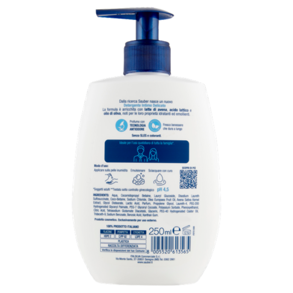 Sauber Detergente Intimo Delicato pH 4,5 250 ml