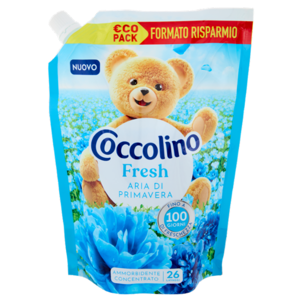 Coccolino Ammorbidente Concentrato Fresh Aria di Primavera 26 Lavaggi 600 ml