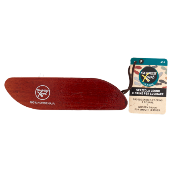 Shoes'Xpert Classic Spazzola Legno e Crine per Lucidare