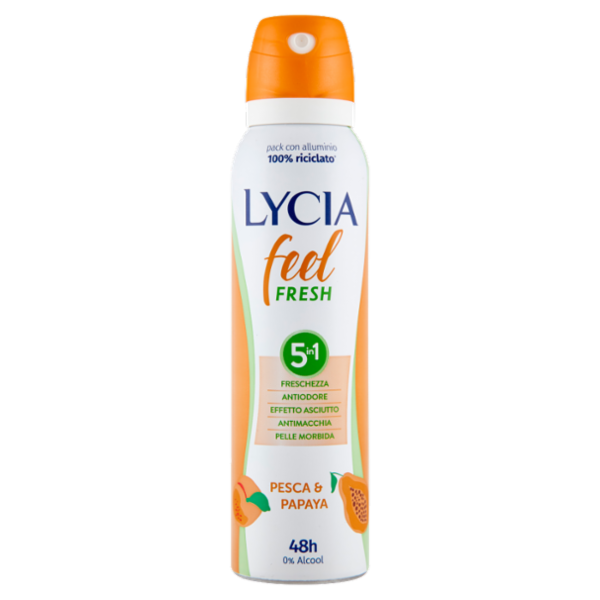 Lycia feel Fresh Pesca & Papaya deo spray 150 ml