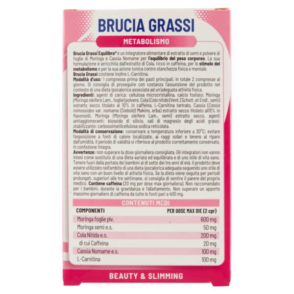 equilibra Perdita di Peso Brucia Grassi 40 x 900 mg