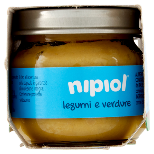 nipiol legumi e verdure omogeneizzato 2 x 80 g
